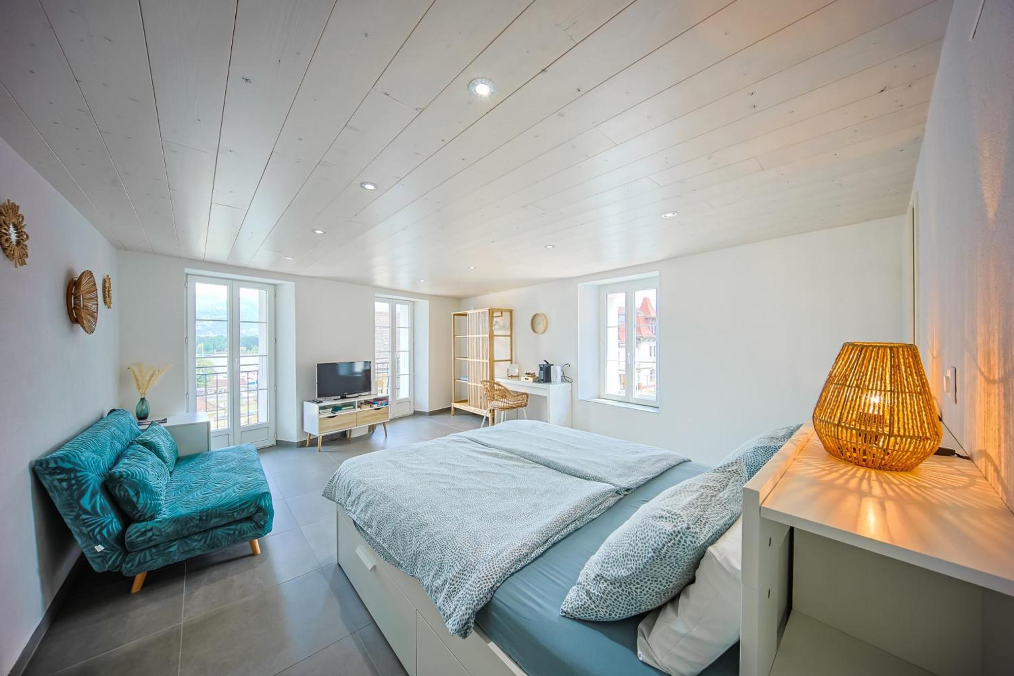 Aloha Chambres Port-Valais Exteriér fotografie