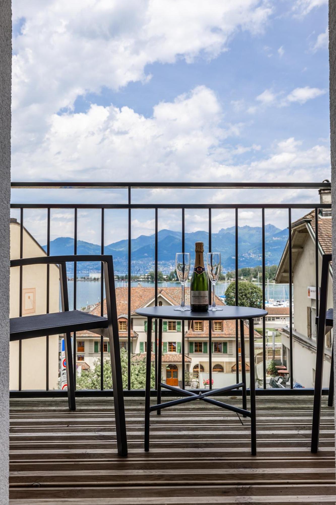 Aloha Chambres Port-Valais Exteriér fotografie