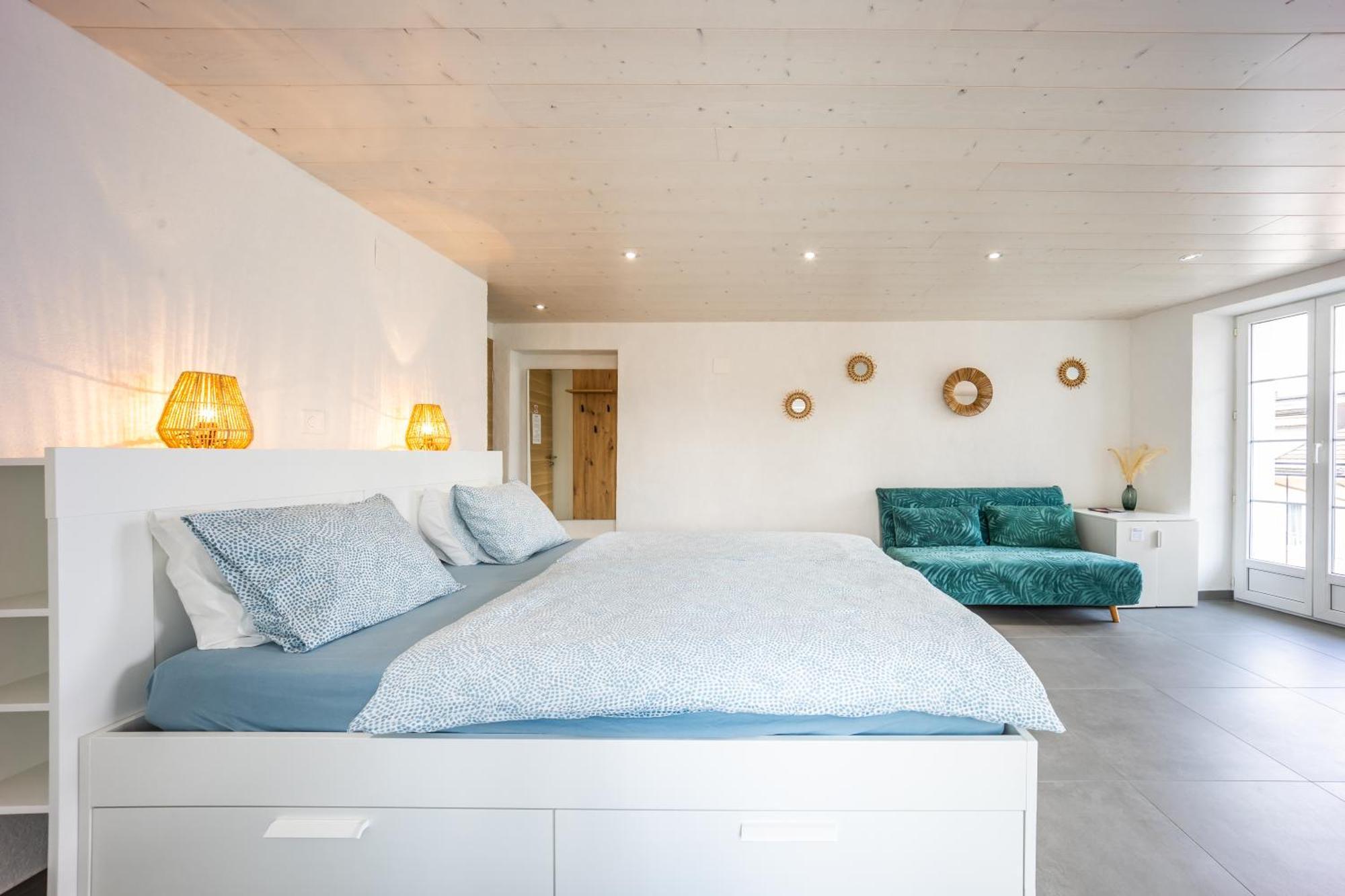 Aloha Chambres Port-Valais Exteriér fotografie